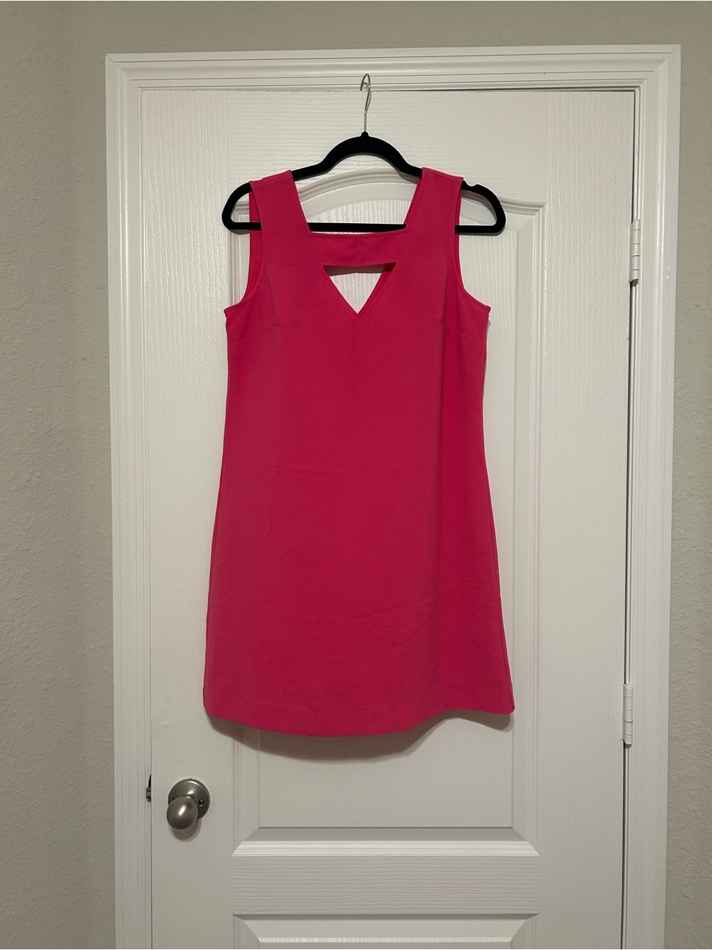 Banana Republic Shift Dress with V-Neck Cutout